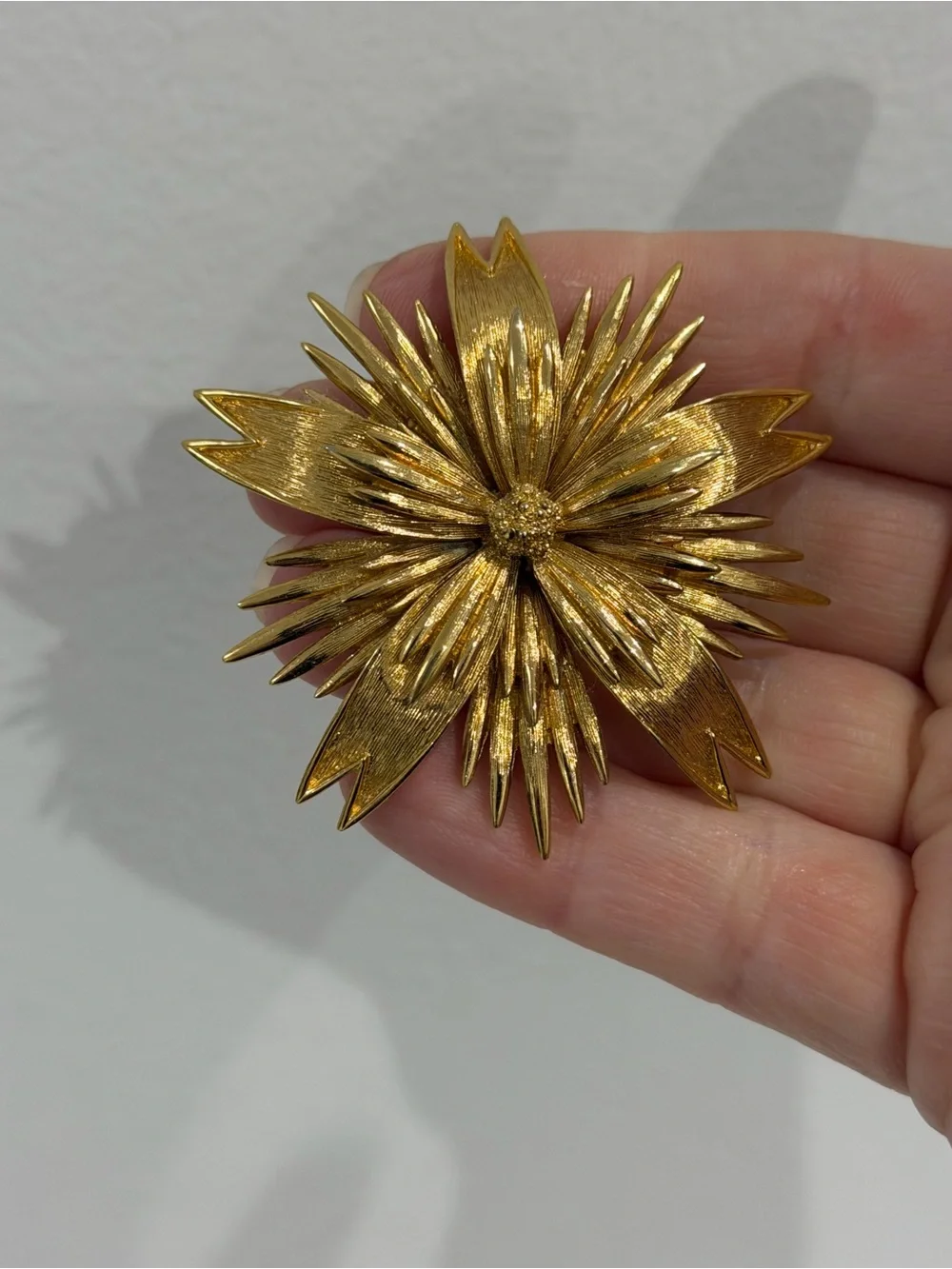 Vintage Monet Floral Brooch